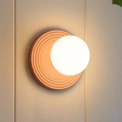 Applique Da Parete-Perenz Illuminazione Applique da parete in ceramica arancio lucido ceramic