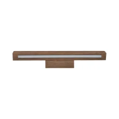 Applique Da Parete-Selezionato da Mazzolaluce Applique da parete in legno noce design moderno luce verso il basso