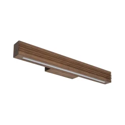 Applique Da Parete-Selezionato da Mazzolaluce Applique da parete in legno noce design moderno luce verso il basso