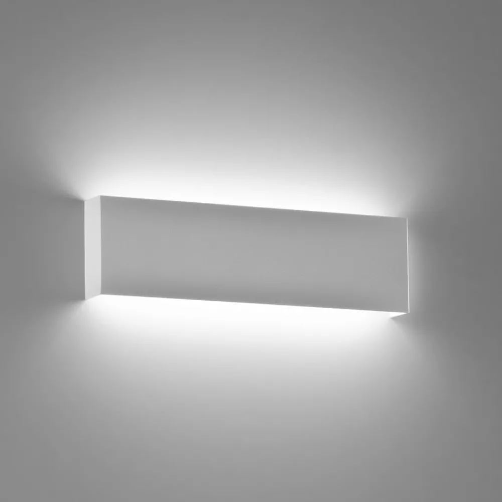 Applique Da Parete-IsyLuce Applique da parete led 24w 3000k 4000k bianca rettangolare