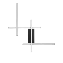 Applique Da Parete-Selezionato da Mazzolaluce Applique da parete led 3200k design moderno nera