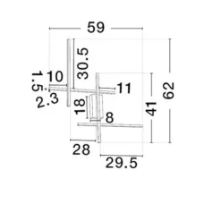 Applique Da Parete-Selezionato da Mazzolaluce Applique da parete led 3200k design moderno nera