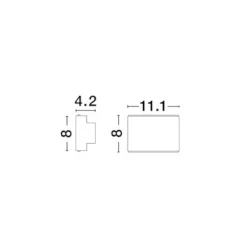 Applique Da Parete-Selezionato da Mazzolaluce Applique da parete led 3000k luce up&down nero opaco