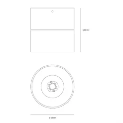 Applique Da Parete-Vivida International Applique da parete led 3000k nera orientabile vivida cyber