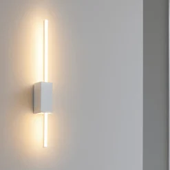 Applique Da Parete-Ondaluce Applique da parete led 3000k agos bianca minimalista orientabile