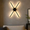 Applique Da Parete-Selezionato da Mazzolaluce Applique da parete led 16w cct nera minimalista