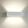 Applique Da Parete-Linea Light Applique da parete led 19w 2700k bi emissione bianco box w2