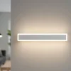Applique Da Parete-Perenz Illuminazione Applique da parete led 17w rettangolare bianca wally