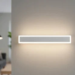 Applique Da Parete-Perenz Illuminazione Applique da parete led 17w rettangolare bianca wally