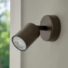 Applique Da Parete-Selezionato da Mazzolaluce Applique da parete marrone spot cilindro orientabile da soffitto