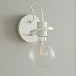 Applique Da Parete-Ideal Lux Applique da parete minimal ap1 bianco