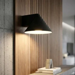 Applique Da Parete-Vivida International Applique da parete moderna cono antracite vivida luminelle