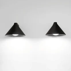 Applique Da Parete-Vivida International Applique da parete moderna cono antracite vivida luminelle