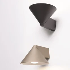 Applique Da Parete-Vivida International Applique da parete moderna cono antracite vivida luminelle