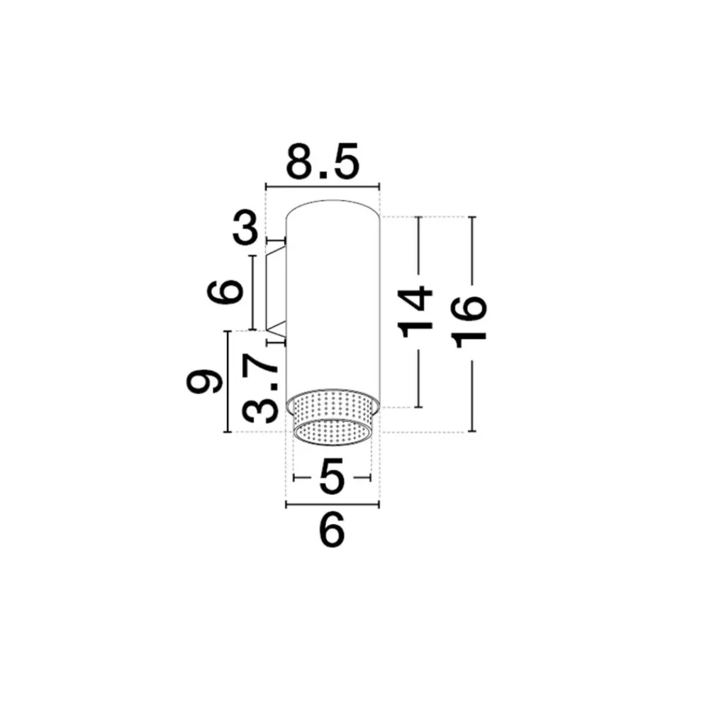 Applique Da Parete-Selezionato da Mazzolaluce Applique da parete moderna gu10 bianco e nero per interni