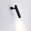 Applique Da Parete-Selezionato da Mazzolaluce Applique da parete moderna led 3000k nera orientabile