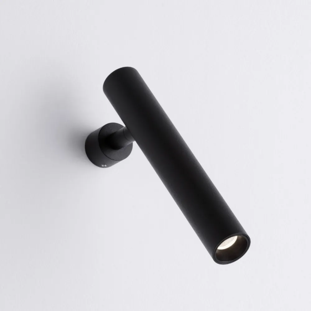 Applique Da Parete-Selezionato da Mazzolaluce Applique da parete moderna led 3000k nera orientabile