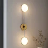Applique Da Parete-Selezionato da Mazzolaluce Applique da parete moderna led 3000k orientabili nero e oro