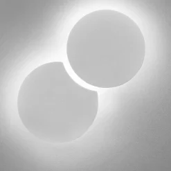 Applique Da Parete-Selezionato da Mazzolaluce Applique da parete moderna mezza luna bianca led 3000k