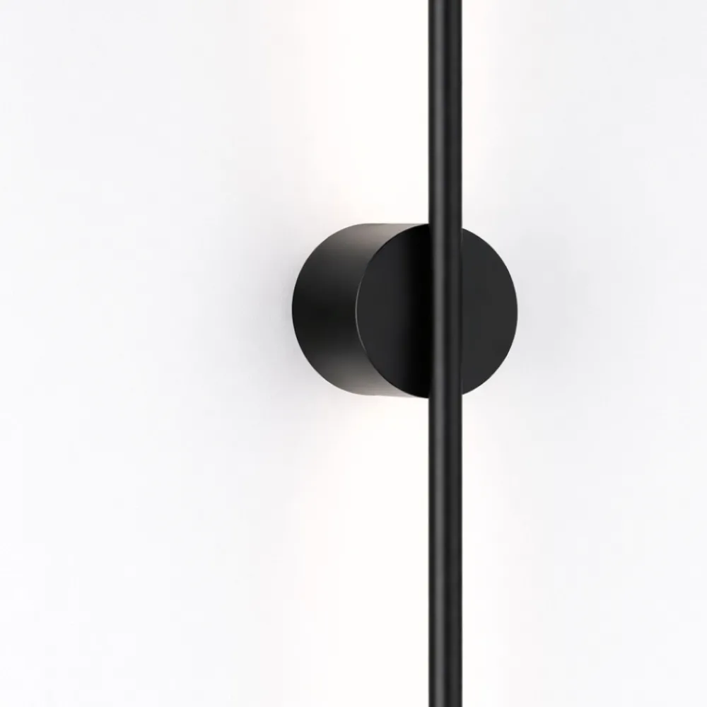 Applique Da Parete-Selezionato da Mazzolaluce Applique da parete moderna nera bacchetta led 10w 3000k
