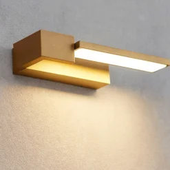 Applique Da Parete-Selezionato da Mazzolaluce Applique da parete moderna oro orientabile led 12w 4000k