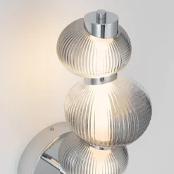 Applique Da Parete-Selezionato da Mazzolaluce Applique da parete moderno led 3000k portalampada in vetro