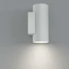 Applique Da Parete-Linea Light Applique da parete monoemissione birba cilindro bianco gu10