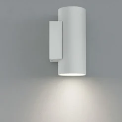 Applique Da Parete-Linea Light Applique da parete monoemissione birba cilindro bianco gu10