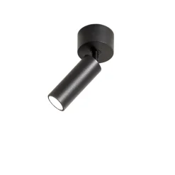 Applique Da Parete-IsyLuce Applique da parete nero led 5w 3000k focus slim