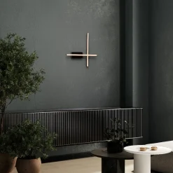Applique Da Parete-Selezionato da Mazzolaluce Applique da parete nero moderna design led 3200k