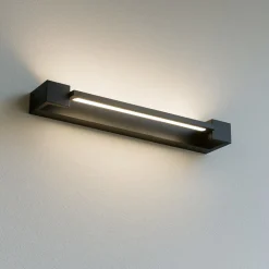 Applique Da Parete-Ondaluce Applique da parete orientabile nera led 3000k milo