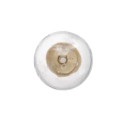 Applique Da Parete-Selezionato da Mazzolaluce Applique da parete oro sfera in vetro trasparente