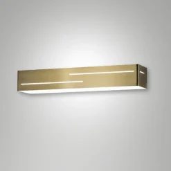 Applique Da Parete-Fabas Luce Applique da parete ottone led 18w 3000k