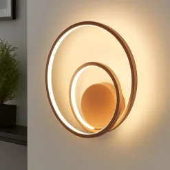 Applique Da Parete-Perenz Illuminazione Applique da parete per soggiorno moderno ritmo perenz cannella led cct