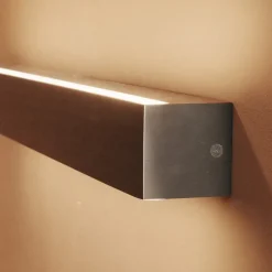 Applique Da Parete-Selezionato da Mazzolaluce Applique da parete rettangolare grigio led 24w 3000k moderna
