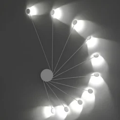 Applique Da Parete-Vivida International Applique da parete soffitto led 20w 3000k vivida helix bianco