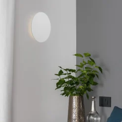 Applique Da Parete-Selezionato da Mazzolaluce Applique da parete tonda bianca sottile led 3000k