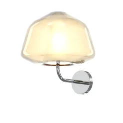 Applique Da Parete-Top Light Applique da parete toplight vetro pirex ambra