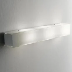 Applique Da Parete-Selezionato da Mazzolaluce Applique da parete vetro bianco lucido moderna