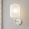 Applique Da Parete-Top Light Applique da parete vetro bianco toplight tender