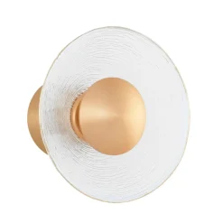 Applique Da Parete-Selezionato da Mazzolaluce Applique da parete vetro tonda led 3000k 20 cm