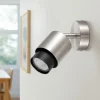 Applique Da Parete-Selezionato da Mazzolaluce Applique da soffitto grigio nickel orientabile