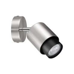 Applique Da Parete-Selezionato da Mazzolaluce Applique da soffitto grigio nickel orientabile
