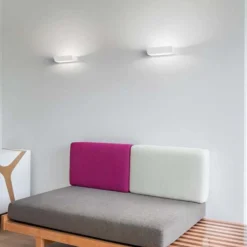 Applique Da Parete-IsyLuce Applique design moderna led 18w 3000k bianca