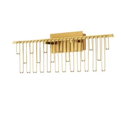 Applique Da Parete-Selezionato da Mazzolaluce Applique design moderna oro ramato stelle cadenti