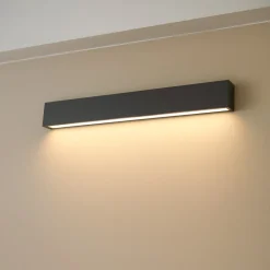 Applique Da Parete-Selezionato da Mazzolaluce Applique design moderno rettangolare 11w 3000k grafite