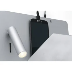 Applique Camera Da Letto-Selezionato da Mazzolaluce Applique destro bianco da comodino mensola presa usb