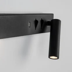 Applique Camera Da Letto-Selezionato da Mazzolaluce Applique destro nero per comodino camera da letto
