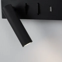 Applique Camera Da Letto-Selezionato da Mazzolaluce Applique destro nero per comodino camera da letto