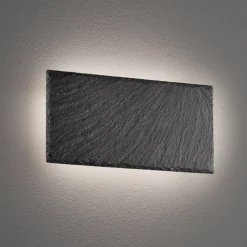 Applique Da Parete-Selezionato da Mazzolaluce Applique di ardesia led 9w 3000k dimmerabile antracite